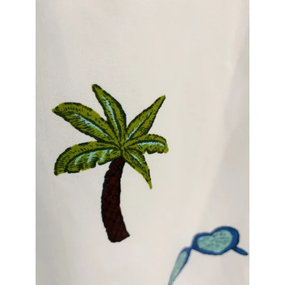 Nicole Miller Studio Rare Fun Vacation Print MIDI Dress - Picture 6 of 6